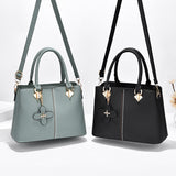 Weiyinxing Women's Bag 2024 New Bag Korean Version Fashion Fashion Middle-Aged Female Bag Cross-Lung Shoulder Handbag