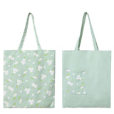 Weiyinxing Canvas Bag Female Cloth Art Large Hand-Held Korean Version Students' Class Schoolbag One-Shoulder Handbag Shopping Bag