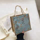 Weiyinxing Box Bento Bag Female 2024 New Fashion Out One Shoulder Carry Bag Versatile Ins Student Carry Bag