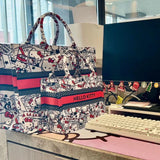 Weiyinxing Canvas Bag Handbag Large-Capacity Commuter 2024 New Leisure One-Shoulder Canvas Bag Millennium Todd Bag