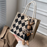 Weiyinxing Handbag Bag Female 2024 Fashion Bag Style Girl Work Lunch Box Bag