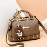 Weiyinxing Female 2024 New Fashion Bag Ling Case Small Fragrant Wind Portable Bag Boston Shoulder Bag