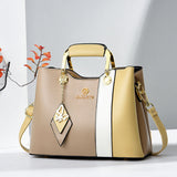 Weiyinxing New Collision Color Middle-Aged Lady Bag Versatile Leisure Armpit Bag Temperament Mom Bag One Shoulder Carrying Cross-Body Bag