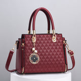 Weiyinxing Women's Bag 2024 New Foreign Style Lady Bag Fashionable Atmosphere Simple All-Shoulder Handbag