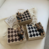 Weiyinxing Handbag Bag Female 2024 Fashion Bag Style Girl Work Lunch Box Bag