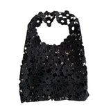 Weiyinxing Version Of Leisure One-Shoulder Bucket Lace Mother Bag Hook Flower Craft Temperament Large Capacity Handbag