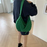 Weiyinxing And Winter Bags, Women's Bags, One-Shoulder Oblique Cross-Lattice Dumplings, Large-Capacity Shopping, Commuter Bags, Sports, Special Bags.