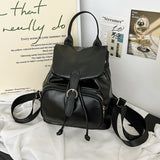 Weiyinxing Leather New Backpack Korean Version Leisure Fashion Backpack Full Of Large-Capacity Student Mommy Backpack