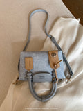 Weiyinxing Wind Chio2nd Platinum Blue Dencare Bag Female 2024 New Handbag Work Small Bag Cross-Body Bag