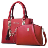 Weiyinxing Chen Women's Bag] 2024 New Fashion Ladies Handbag Son Mother Bag Simple Shoulder Bag Tide