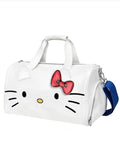 Weiyinxing Cartoon Cute Big Bag One-Shoulder Bow Hello Kitty Handheld Fitness Bag Slanted Travel Bag