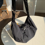 Weiyinxing New Style Japanese And Korean Slanted Shoulder Bags Spring Nylon Large-Capacity Dumplings Moon Bags Shopping Bag Tide