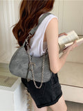 Weiyinxing Minority Bag Female 2024 High-Quality Crescent Bag Vintage One-Shoulder Armpit Bag 100 Chain Handbag
