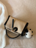 Weiyinxing Wind Chio2nd Lamb Tribe Handbag Bag Female 2024 New Autumn And Winter Commuting Large Bag One-Shoulder Cross-Body Bag