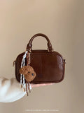 Weiyinxing Wind Chio2nd Puppy Gallery Handbag Bag Lady Autumn Winter Out To Work Small Bag One Shoulder Cross-Body Bag