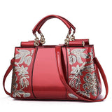 Weiyinxing Patent Leather Bright Face Female Bag Bride Wedding Atmosphere Handbag Large Capacity Women's Single Shoulder Cross-Body Bag