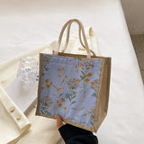 Weiyinxing Box Bento Bag Female 2024 New Fashion Out One Shoulder Carry Bag Versatile Ins Student Carry Bag