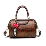 Weiyinxing Style] Bag Female 2024 Casual Retro Pillow Bag Large Capacity Stone Grain One-Shoulder Cross-Body Bag Tide