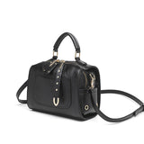 Weiyinxing And Wax Boston Pillow Bag 2024 New Fashion Soft Leather Broadband One-Shoulder Shoulder Bag