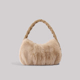 Weiyinxing Autumn And Winter New Online Celebrities Can Build Casual Cute Plush Handbags For Nothing.