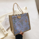 Weiyinxing Box Bento Bag Female 2024 New Fashion Out One Shoulder Carry Bag Versatile Ins Student Carry Bag
