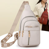 Weiyinxing Style Bag Popular Style Lady's Chest Bag Vintage Pu Satchel Leisure Fashion Women's Shoulder Bag