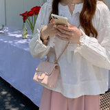 Weiyinxing New Retro Socialite Handbag 2024 Spring Mini Bag Girl Chain Satchel