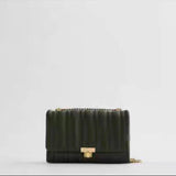 Weiyinxing MYLRF Women's Bag, New Chain, Small Square Bag, Quilted Thread, Mini One-Shoulder Oblique Shoulder Bag, Original One-Off.