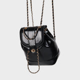 Weiyinxing Women's 2024 New High-End Feeling Bag Xiaoxiangfeng Fashion Lady's Chain Backpack