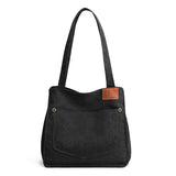 Weiyinxing Large Capacity Canvas Bag Single Shoulder Bag Women's 2024 Autumn And Winter New Student Bag Simple Versatile Canvas Bag