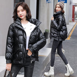 2024 New Korean Version Loose Cotton-Padded Jacket Small Cotton-Padded Jacket Coat