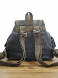Weiyinxing Japanese And Korean Mini Backpack Women's Bag Retro Nostalgic Denim Backpack Fashion Small Schoolbag Leisure Sen Women's Trend