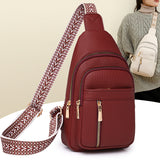 Weiyinxing Style Bag Popular Style Lady's Chest Bag Vintage Pu Satchel Leisure Fashion Women's Shoulder Bag