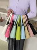 Weiyinxing Version Bag Women's Bag Minority One-Shoulder Chain Square Bag Simple Spring And Summer Handbag High Fashion Temperament Bag
