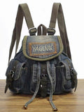 Weiyinxing Japanese And Korean Mini Backpack Women's Bag Retro Nostalgic Denim Backpack Fashion Small Schoolbag Leisure Sen Women's Trend