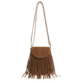 Weiyinxing Tassel Bucket Bag PU Cross-Over Bag Fashion Holiday Style Lady Bag 2024 Summer New Women's Bag
