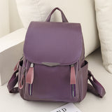 Weiyinxing Women's 2024 New Korean High-Capacity Bags Fashionable Soft Leather Ladies Backpack Fashion Travel