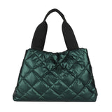 Weiyinxing Cotton Suit Handbag Girl 2024 New Summer Fashion Leisure Diamond Handbag Commuter Tote Bag