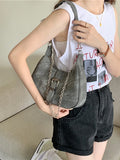 Weiyinxing Minority Bag Female 2024 High-Quality Crescent Bag Vintage One-Shoulder Armpit Bag 100 Chain Handbag