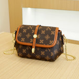 Weiyinxing Autumn / Summer New Lady's Shoulder Bag Middle-Aged Women's Fashion Retro One-Shoulder Bag Old Pattern Women's Bag Bags