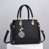 Weiyinxing Women's Bag 2024 New Foreign Style Lady Bag Fashionable Atmosphere Simple All-Shoulder Handbag