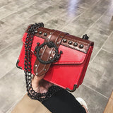 Weiyinxing Bag Women's Bag 2024 New Vintage Handbag Fashion Chain Shoulder Bag Cross-Body Bag