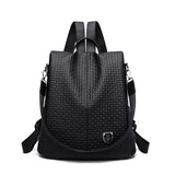 Weiyinxing On The New Anti-Theft Backpack Women's Bag 2024 New Large-Capacity Lady's Backpack Pu Soft Leather Travel Backpack