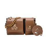 Weiyinxing Fashion Trend Locomotive Bag Female 2024 New Spring And Summer Chain Rabbit One-Shoulder Advanced Oblique Straddle Bag