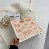 Weiyinxing Version Ins Mini Handbag Bag Female 2024 New Fashion Single Shoulder Students Carry Lunch Boxes