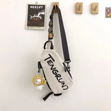 Weiyinxing Men's Bag Fashion Satchel Boy's Backpack Minority Sports Leisure Bag Women's Single Shoulder Bag Individual Chest Bag