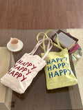 Weiyinxing Bag Women's Single Shoulder Handbag Small Fresh Bag Female Alphabet Printed Portable Female Bag Leisure Simple Student Bag
