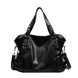 Weiyinxing Bag Fall 2024 Korean Large-Capacity Handbag Soft Leather Simple Leisure One-Shoulder Oblique Straddle Bag