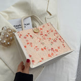 Weiyinxing Version Ins Mini Handbag Bag Female 2024 New Fashion Single Shoulder Students Carry Lunch Boxes