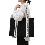 Weiyinxing Canvas Bag Portable Everyday Easy To Use Female Ins Literature And Art Small Fresh Handbag Student Korean Version Simple